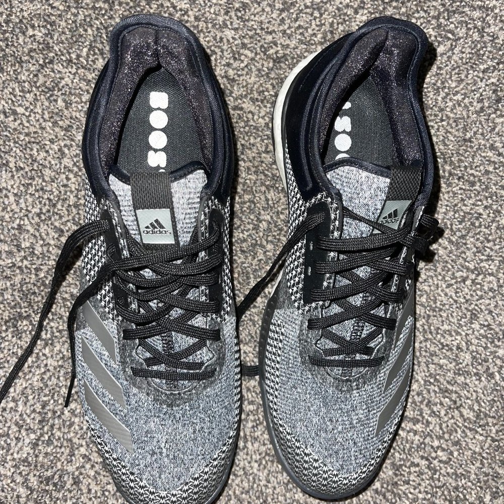 Adidas Womens Crazyflight X2 Volleyball Shoes Gray CP8900 Lace Up